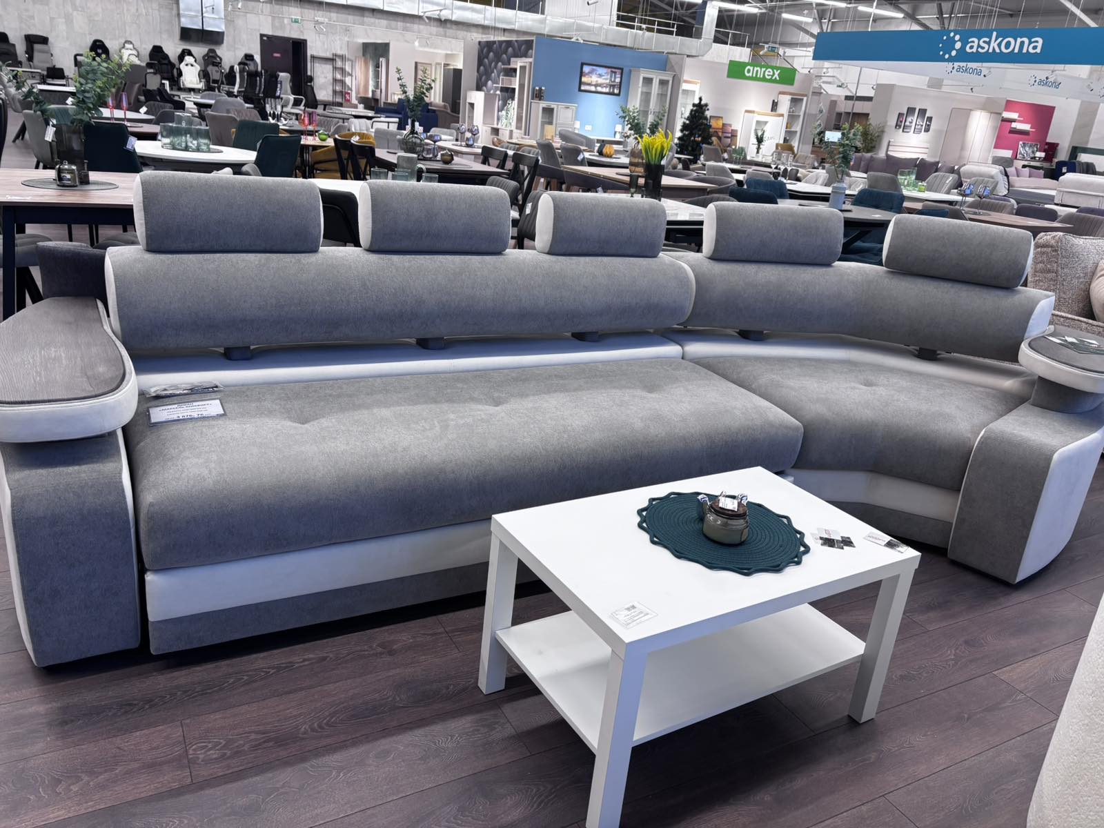 Диваны Марсель комфорт в наличии. г.Мозырь Аметист Барса 802 грей/тедди 01