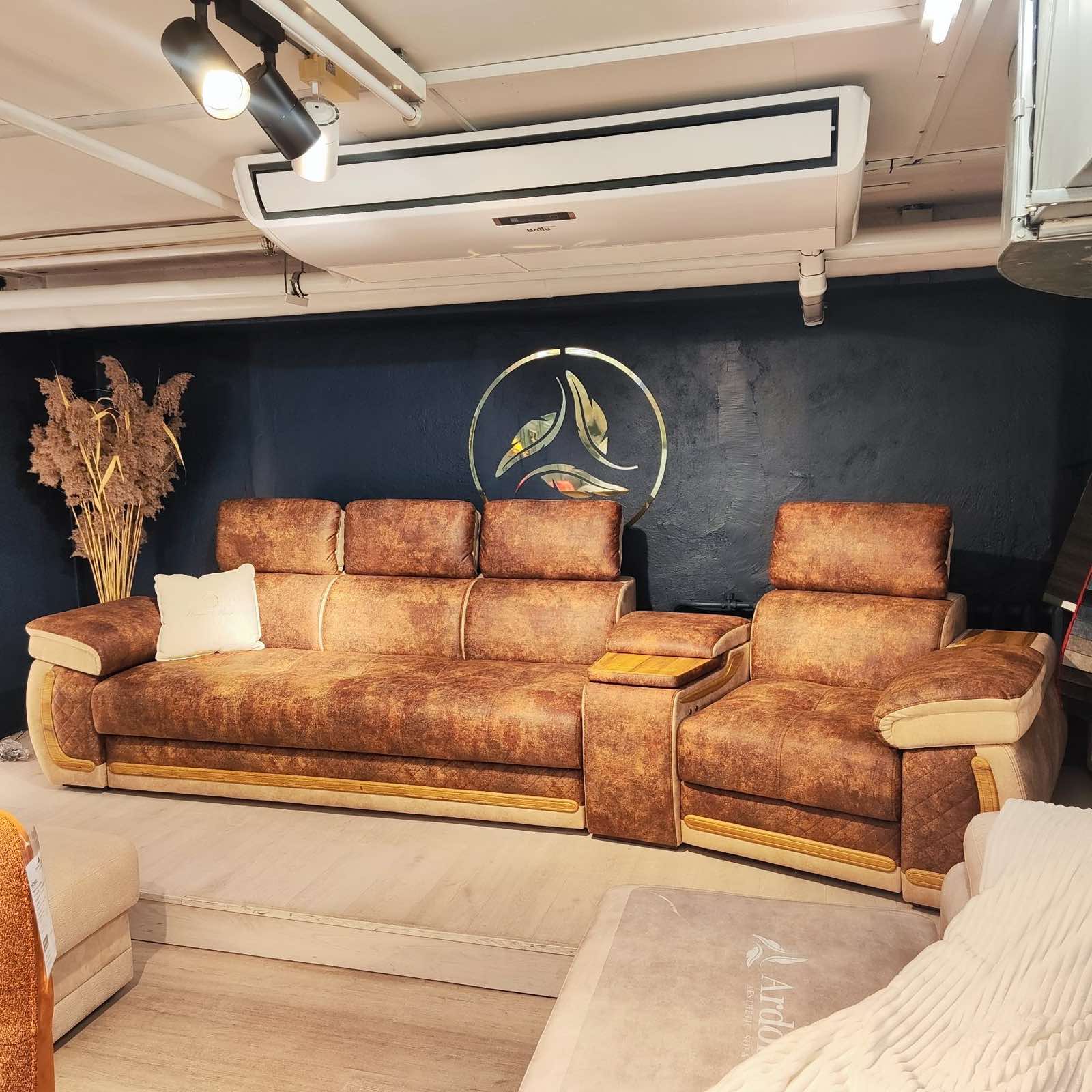 Диваны Айпетри Люкс в наличии. г.Минск ТЦ Домашний очаг Д 4010 лорд 08/кальвадос 780